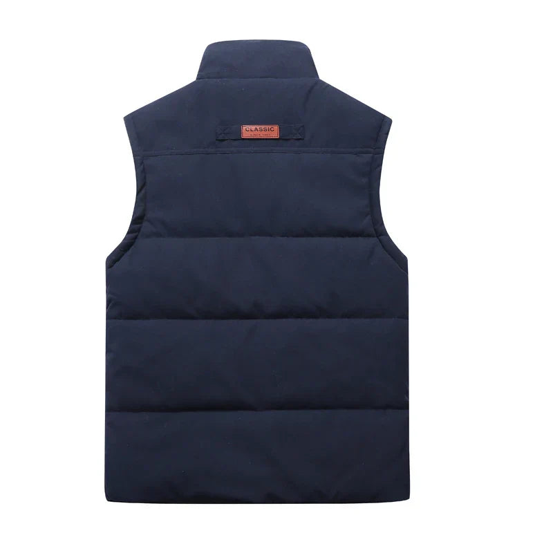 Men's Sleeveless Cardigan Modern Style