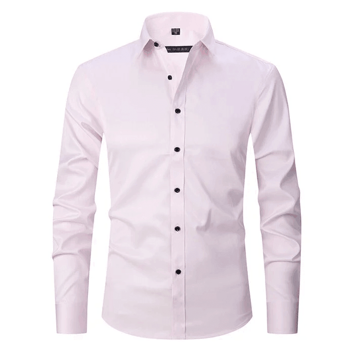Men's Smart Casual Shirt Wrinkle-Free Stretch