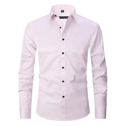 Men's Smart Casual Shirt Wrinkle-Free Stretch