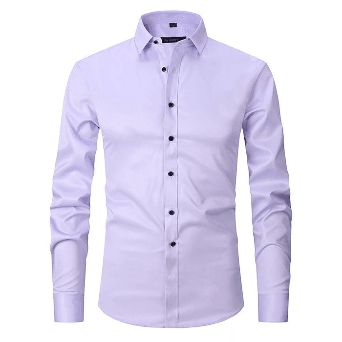 Men's Smart Casual Shirt Wrinkle-Free Stretch