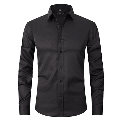 Men's Smart Casual Shirt Wrinkle-Free Stretch