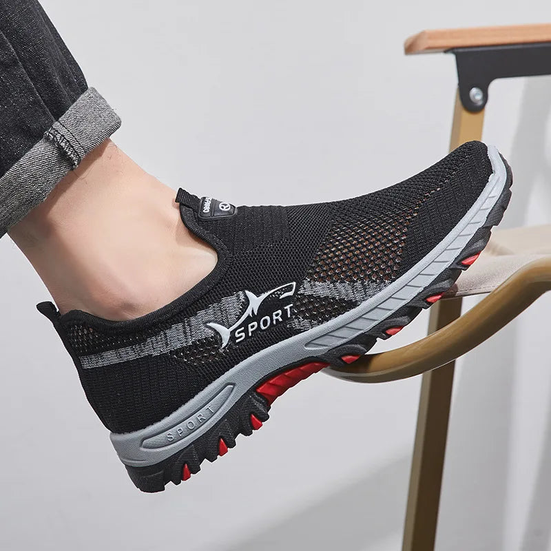 Men's Sneakers Breathable Mesh Casual Hiking Shoes