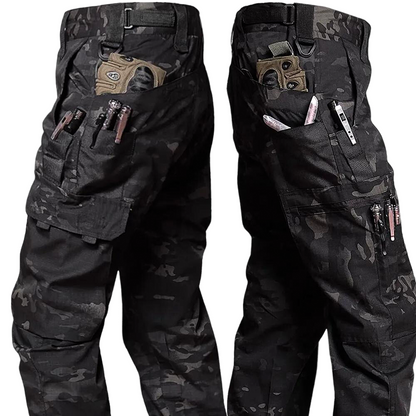 Men's Tactical Trousers with Multi-Bag Design