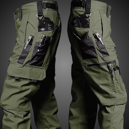 Men's Tactical Trousers with Multi-Bag Design