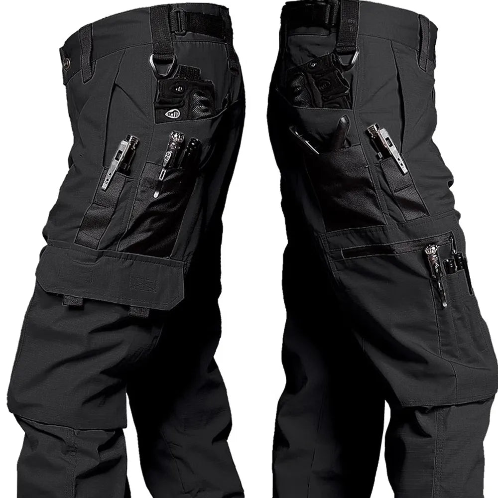 Men's Tactical Trousers with Multi-Bag Design