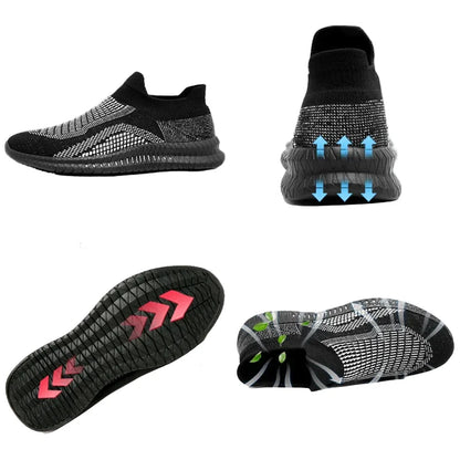 Men's Walking Boots Casual Breathable Flexible Textile