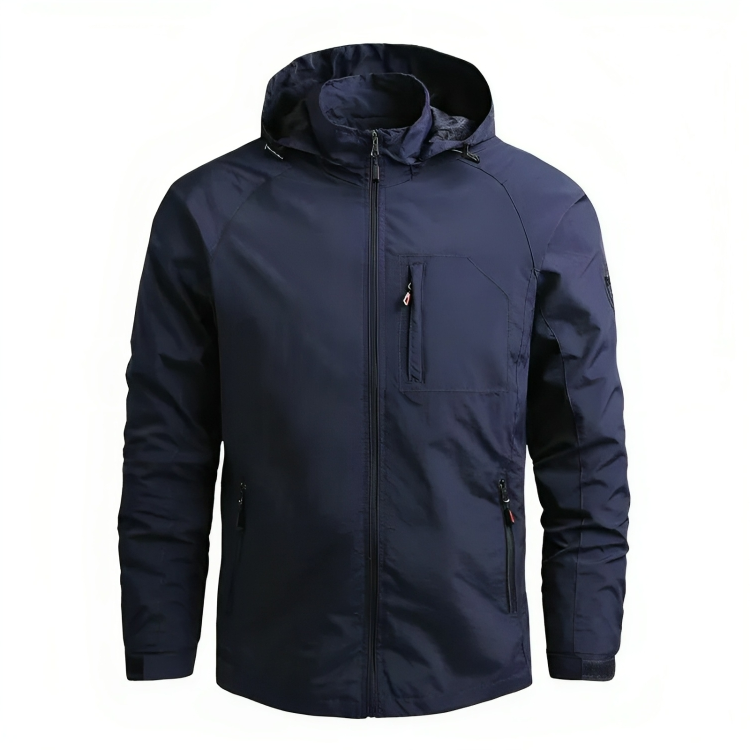 Men's Windbreaker Waterproof with Hood