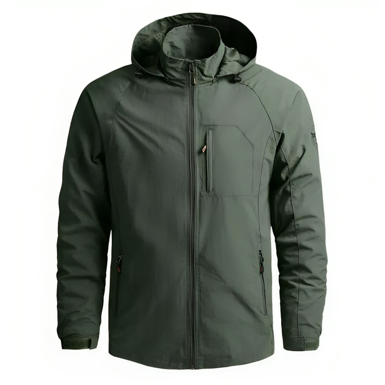 Men's Windbreaker Waterproof with Hood