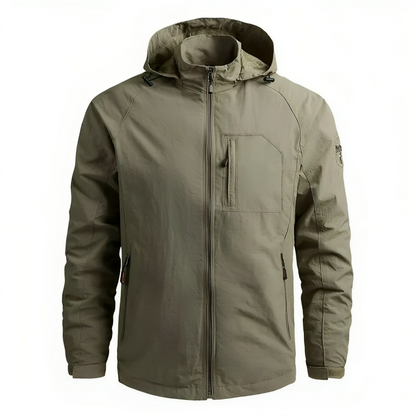 Men's Windbreaker Waterproof with Hood