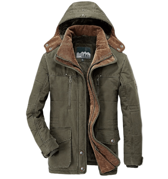 Men's Winter Jacket Waterproof with Insulated Lining