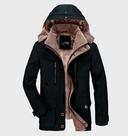 Men's Winter Jacket Waterproof with Insulated Lining