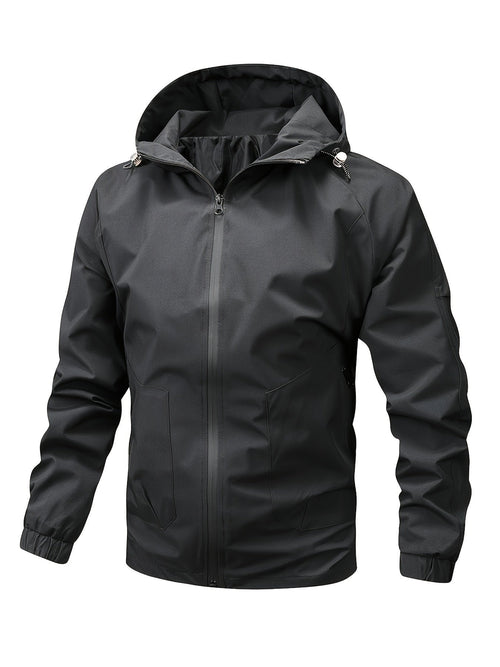 Men's Hooded Jacket Casual Style