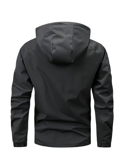 Men's Hooded Jacket Casual Style