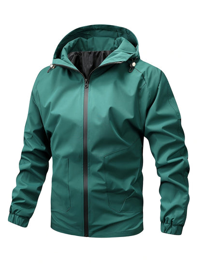 Men's Hooded Jacket Casual Style