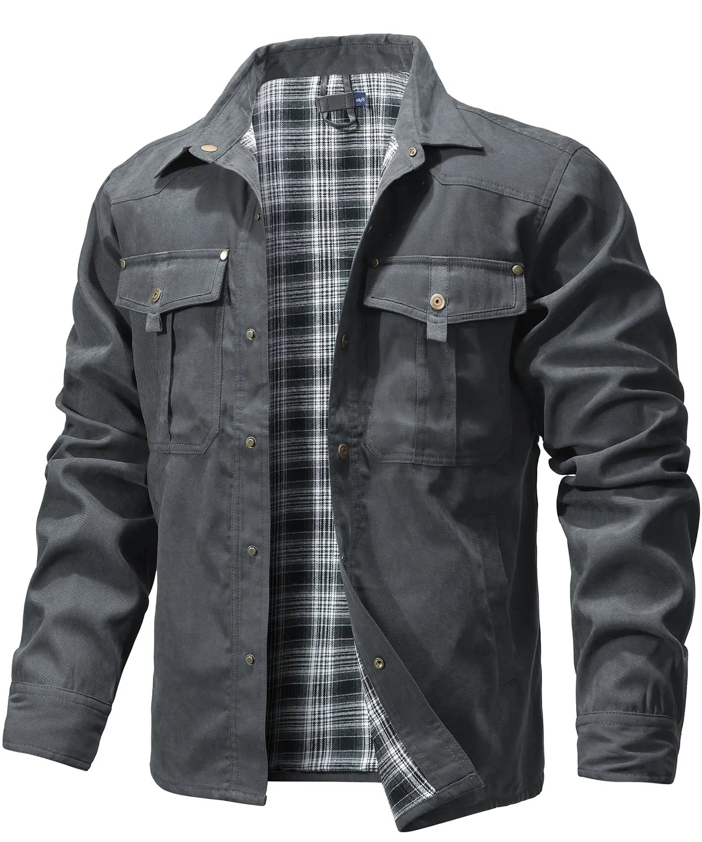 Herren Overshirt Casual Flannel
