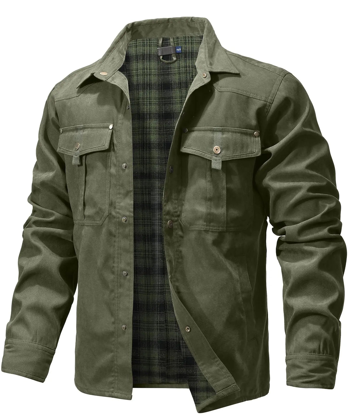 Herren Overshirt Casual Flannel