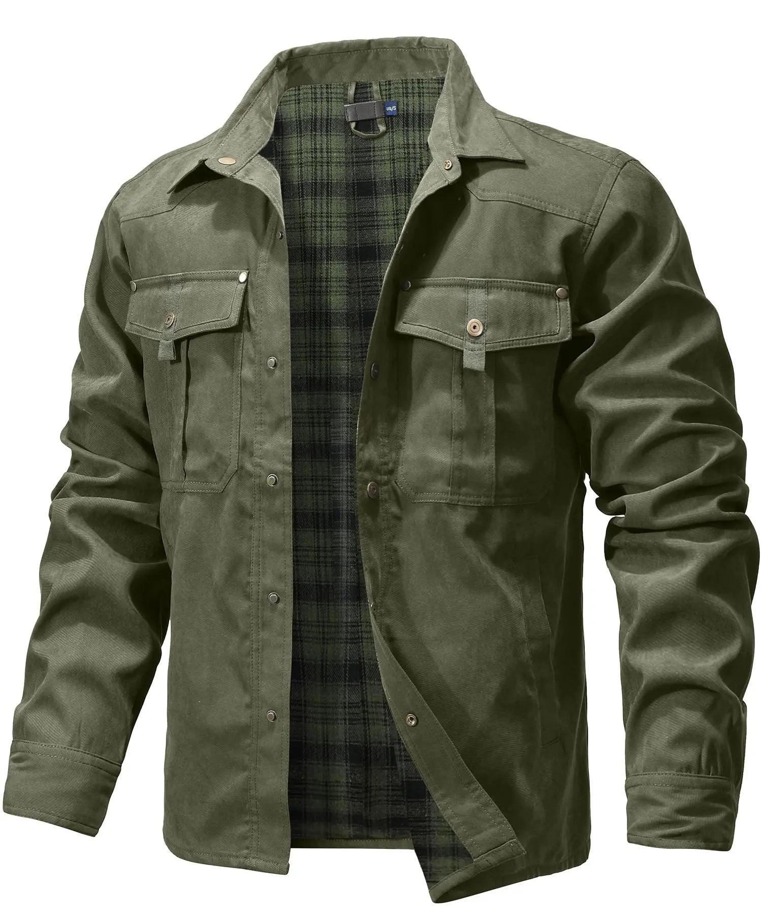 Herren Overshirt Casual Flannel