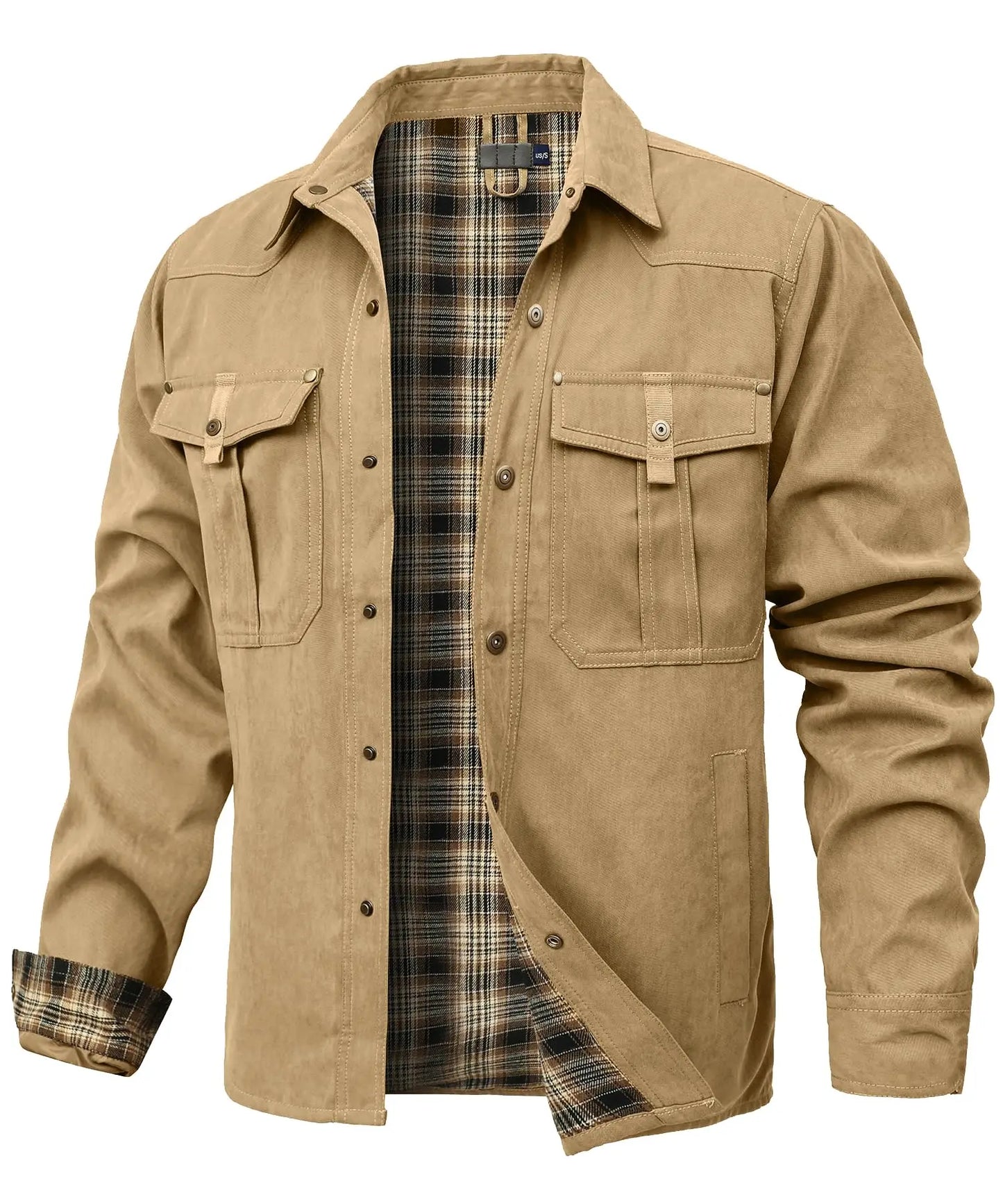 Herren Overshirt Casual Flannel