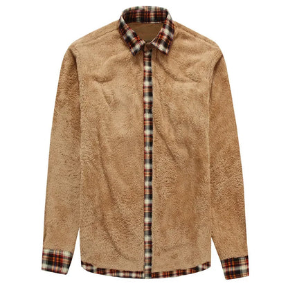 Herren Shirt Long Sleeves Checkered