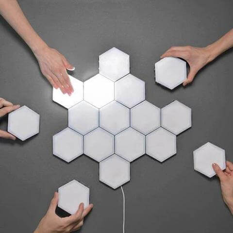 Hexagonal Modular Touchlights
