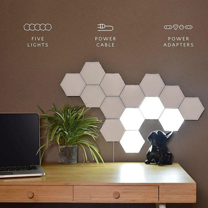 Hexagonal Modular Touchlights