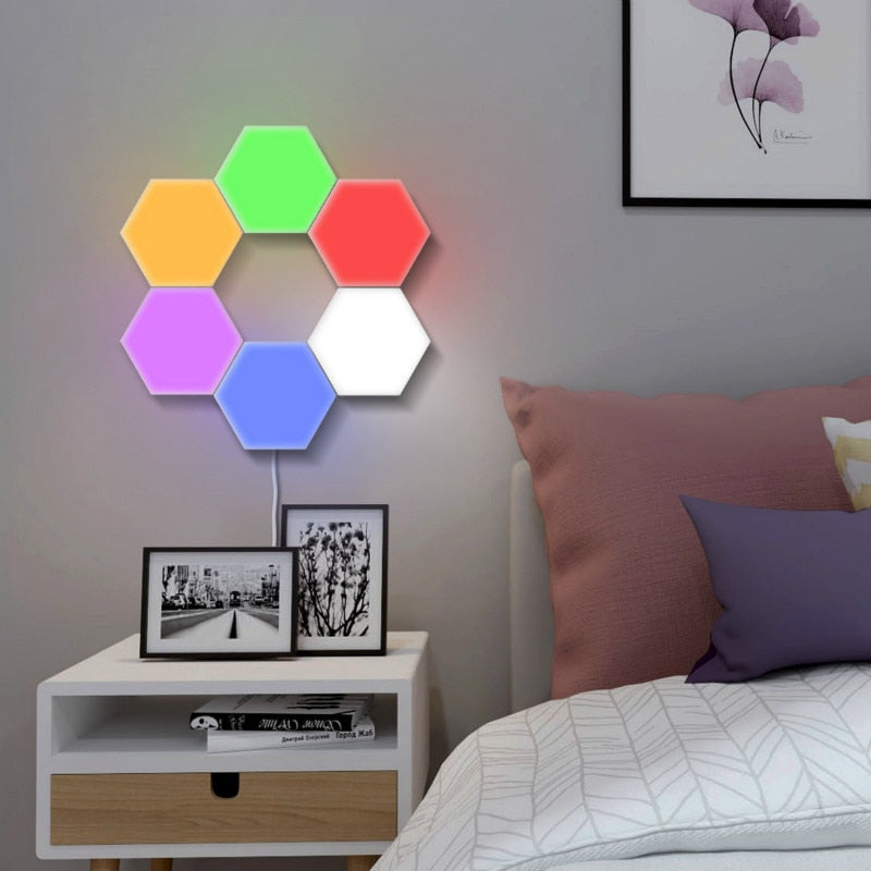 Hexagonal Modular Touchlights