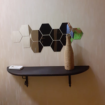 Hexagonal StickyS mirror (12 Pieces)