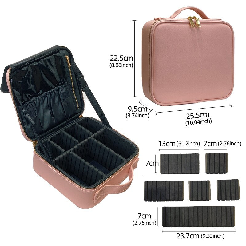 High-Capacity Cosmetic Bag