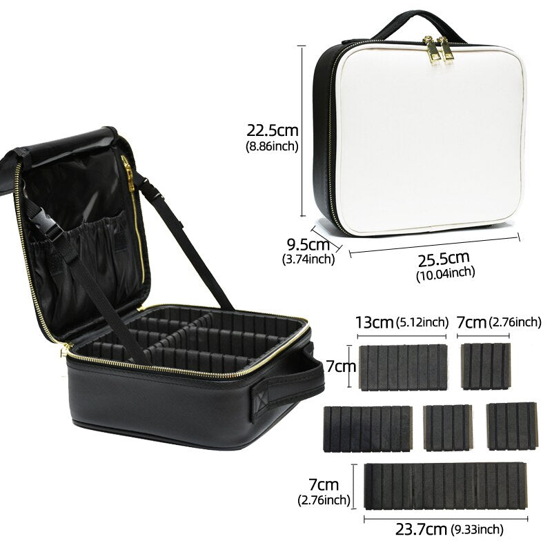 High-Capacity Cosmetic Bag