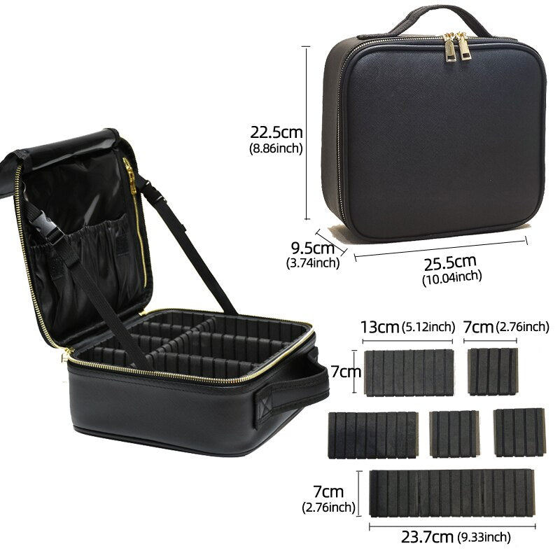 High-Capacity Cosmetic Bag