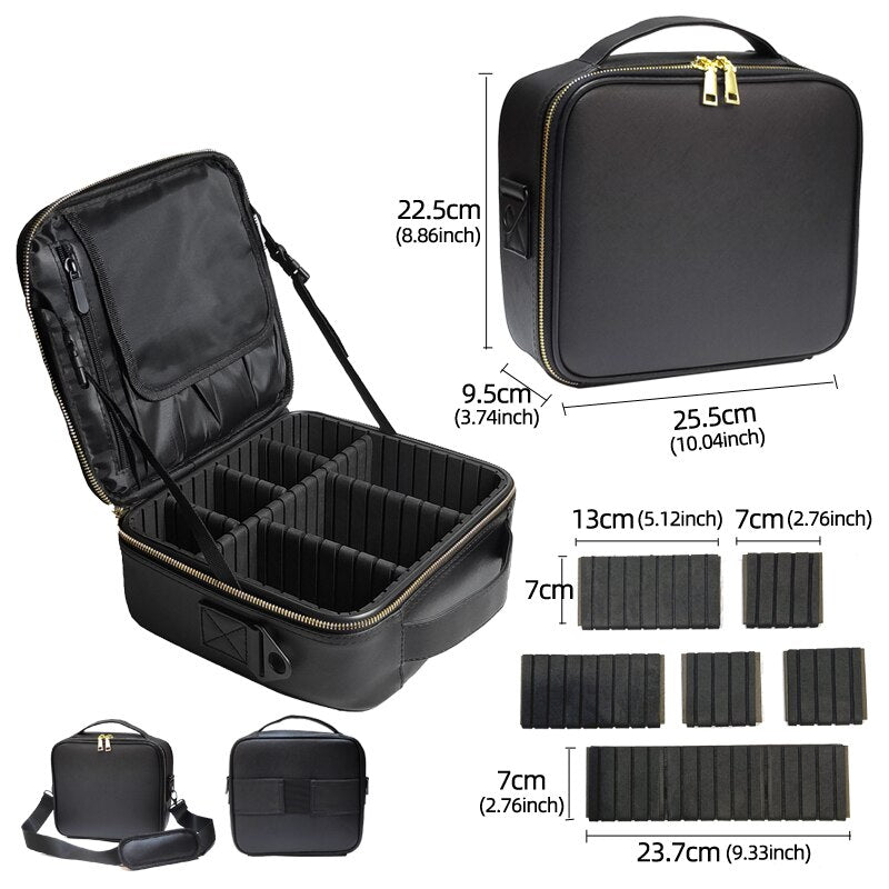High-Capacity Cosmetic Bag