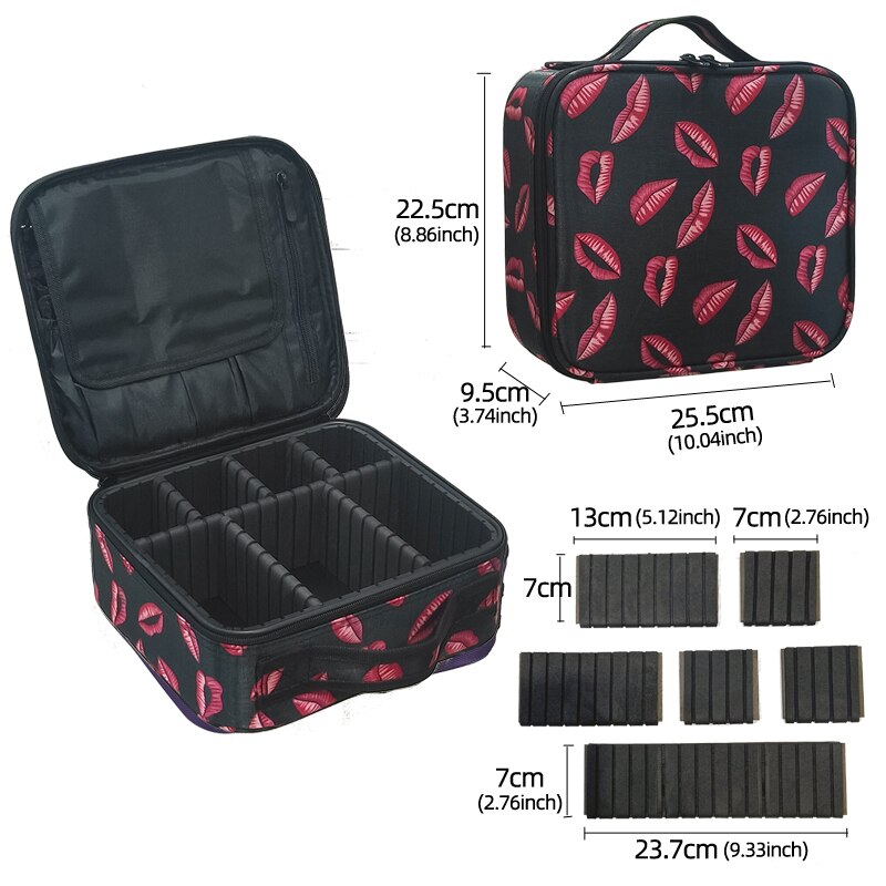 High-Capacity Cosmetic Bag