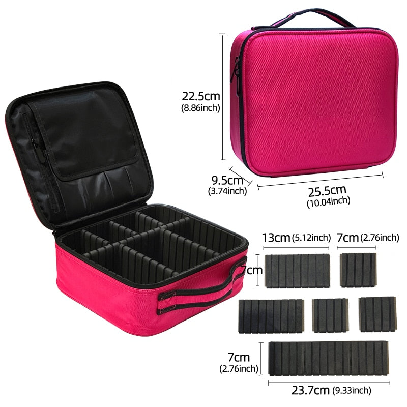 High-Capacity Cosmetic Bag