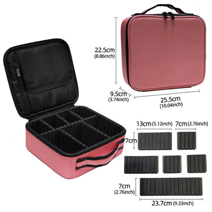 High-Capacity Cosmetic Bag