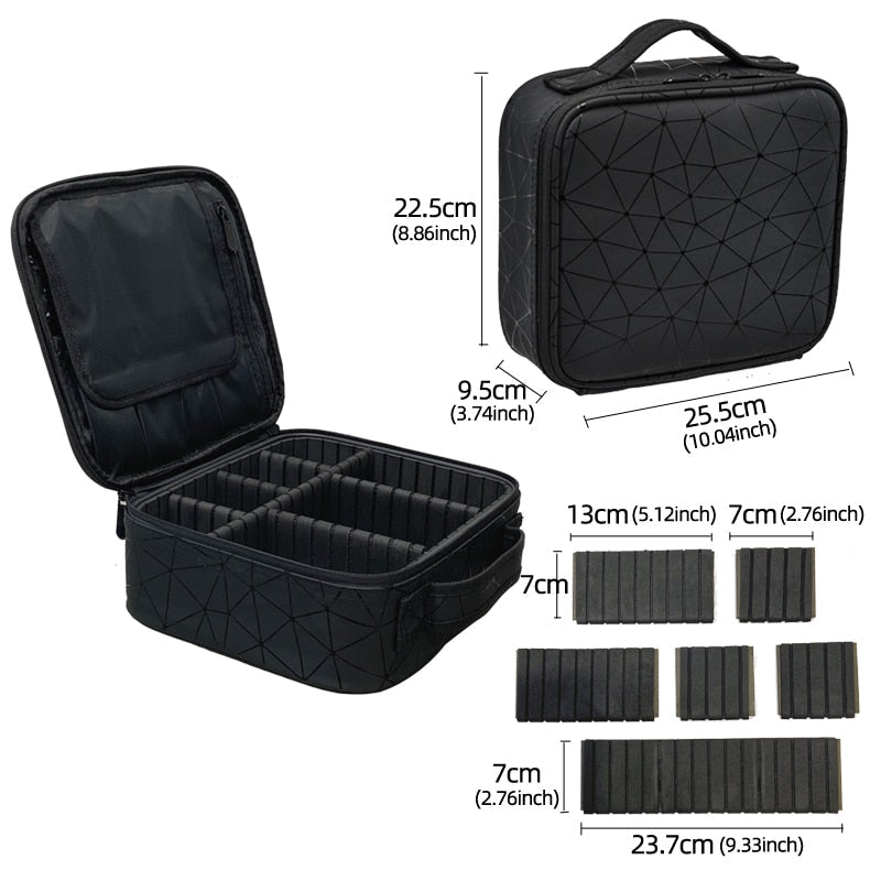High-Capacity Cosmetic Bag