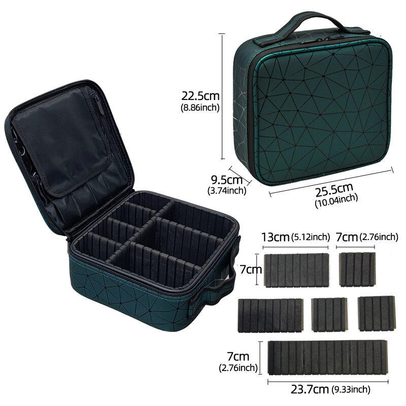 High-Capacity Cosmetic Bag