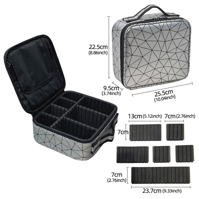 High-Capacity Cosmetic Bag
