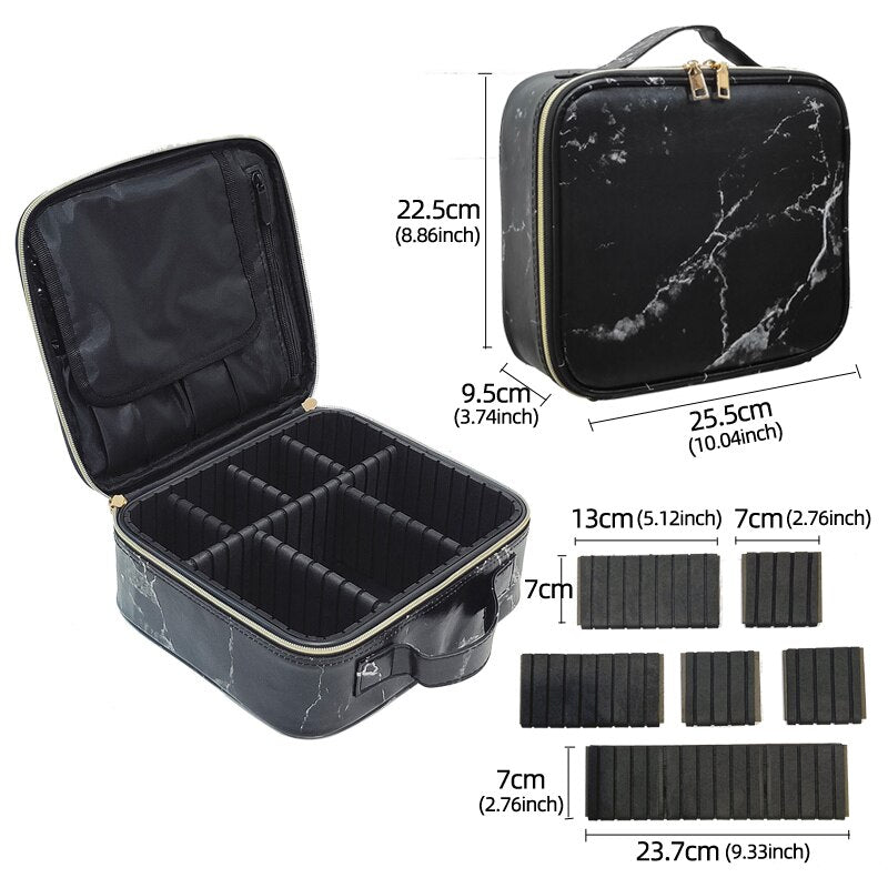 High-Capacity Cosmetic Bag