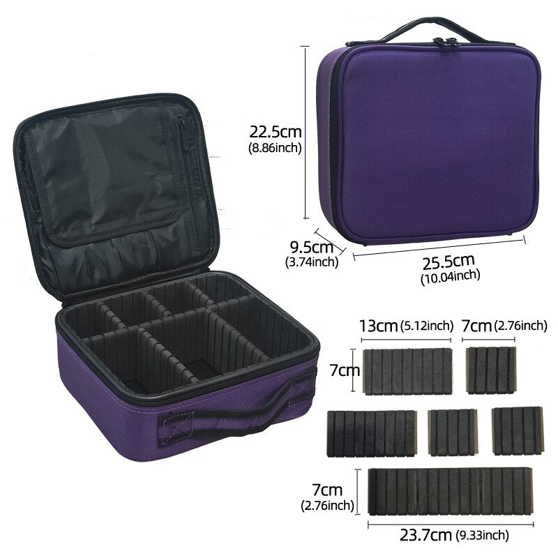 High-Capacity Cosmetic Bag