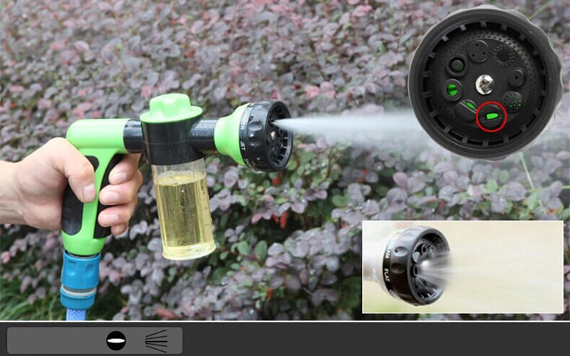 High-pressure foam gun cleaner