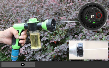 High-pressure foam gun cleaner