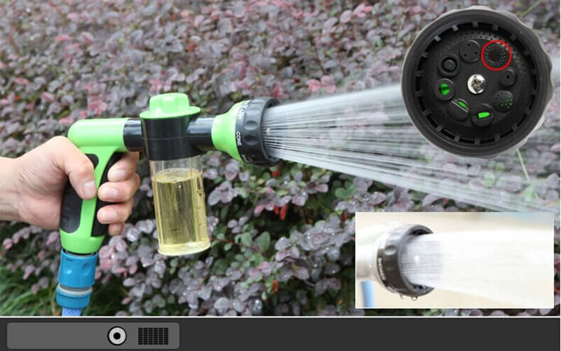 High-pressure foam gun cleaner