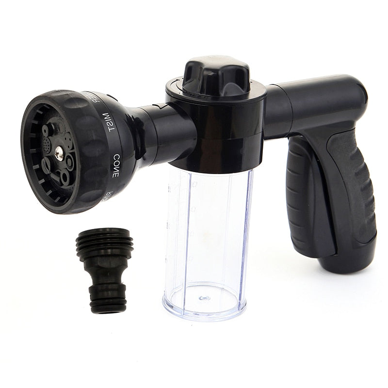 High-pressure foam gun cleaner