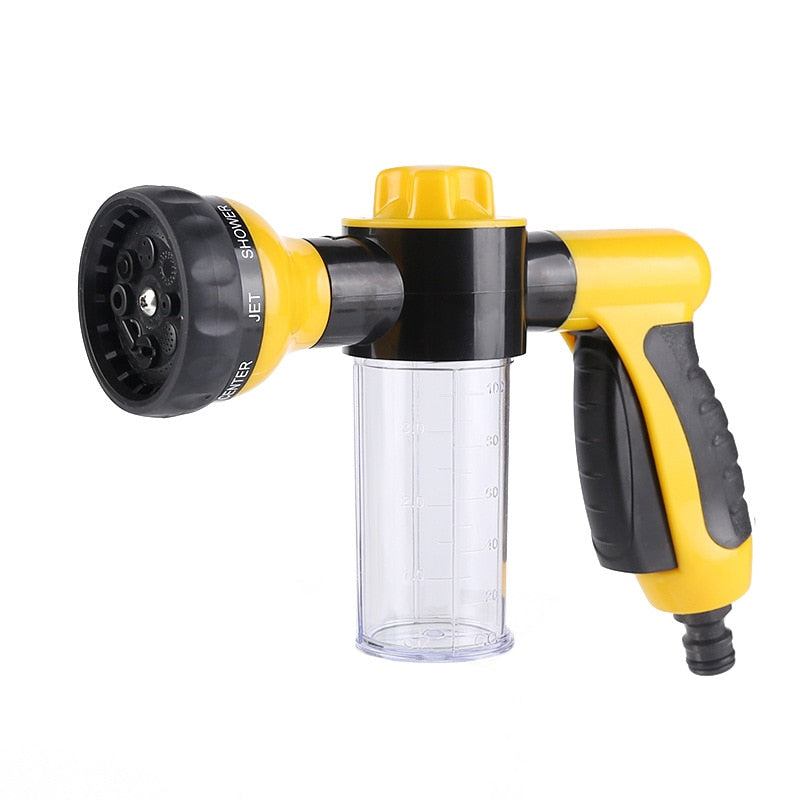 High-pressure foam gun cleaner