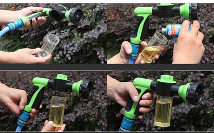 High-pressure foam gun cleaner
