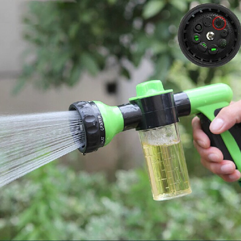 High-pressure foam gun cleaner