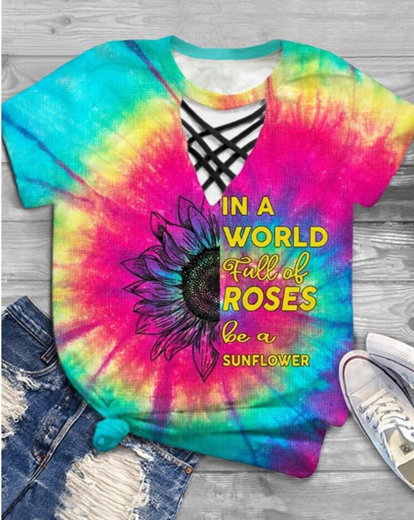 Hollowed-out Women's T-shirts
