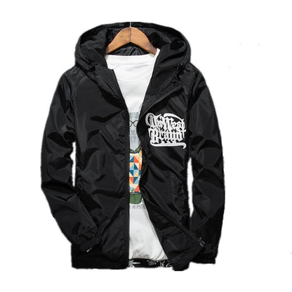 Hooded Windbreaker Jacket