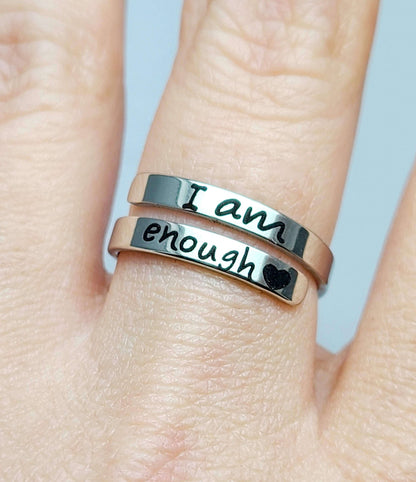 I Am Enough Ring