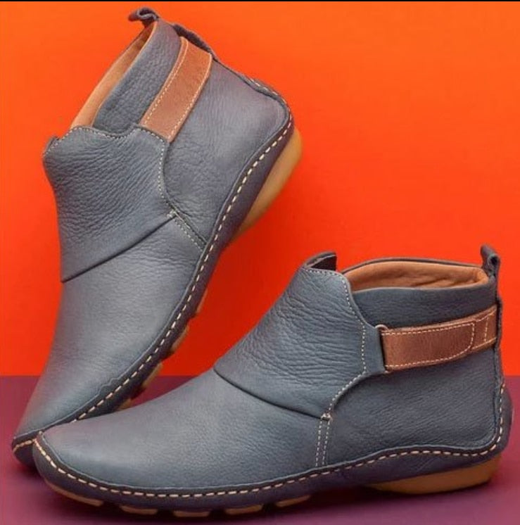 Imitation Leather Women's Ankle Boots